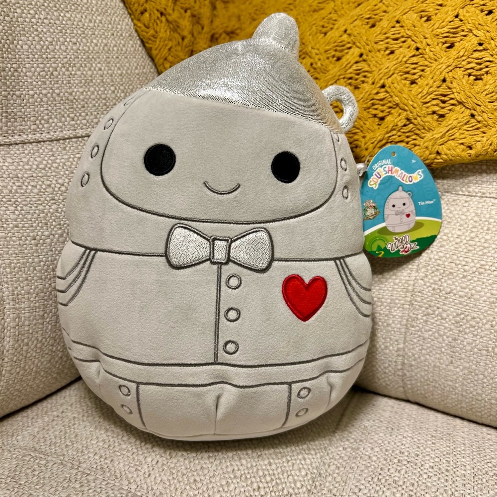 10” TIN MAN 85th Anniversary SQUISHMALLOW Wizard of Oz — ADORABLE 😍